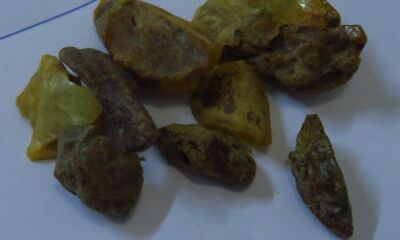 NEADJUDECAT - LOT 47 - 10.00 kg chihlimbar neprelucrat de diferite mărimi si culori